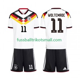 Fußballtrikots Deutschland Woltemade 11 World Cup Kinder 2026 Kurzarm Heimtrikotsatz kaufen